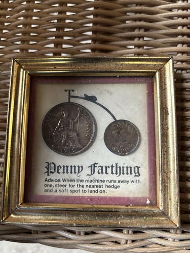 Vintage penny farthing bike - vintage,