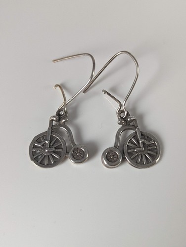 Silver steed penny farthing - silver,