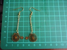 penny farthing earings hoop