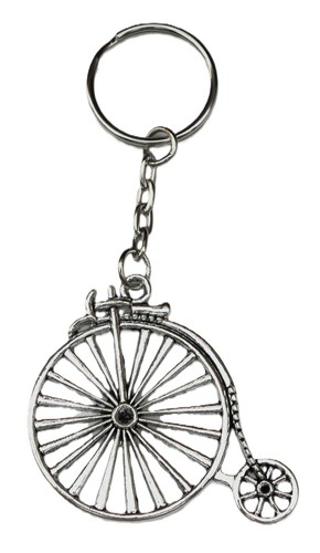 Penny farthing key ring - key,