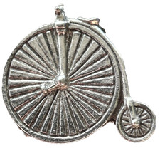 Penny Farthing Bike Pin Badge