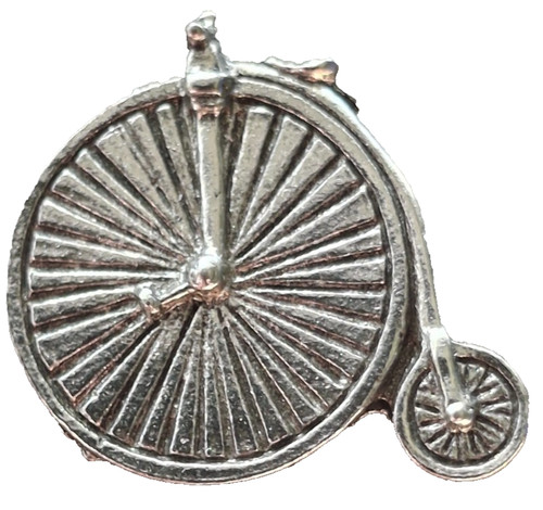 Penny farthing bike pin - penny,