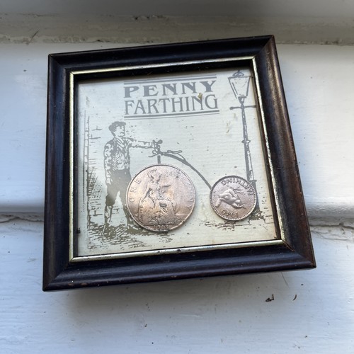 Vintage penny farthing bike - penny,