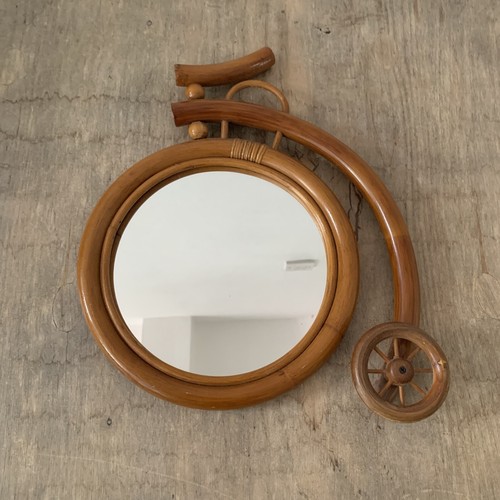 Vintage bamboo framed penny - bamboo,